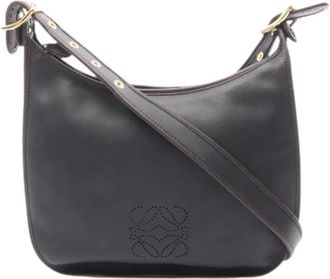 Loewe Pre-owned Sofia Anagram lederen schoudertas - Dames - Vintage Schoudertas - Bruin - ONE Size - Leer - Vintage