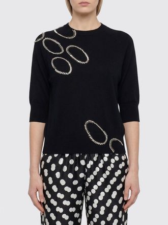 Dries Van Noten Maglia di lana merino con strass Dries Van Noten