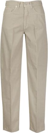 Nine In The Morning Minerva Carrot Jeans - Dames - Straight fit broeken - Beige - W25 - Katoen - Broeken