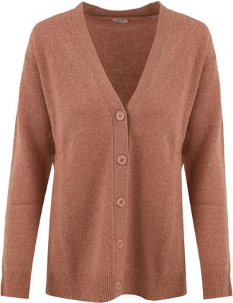Aspesi Roze Sweater Collectie - Dames - Vesten - Roze - S - Wol - Truien & Vesten