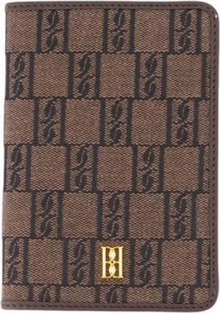 By Malene Birger Cara Paspoorthouder - Dames - Portefeuilles - Bruin - ONE Size - Katoen - Accessoires