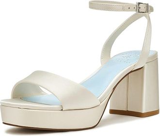 Vince Camuto Pendreya Platform Sandals Womens Dress Sandals Milk : 9.5 M, Leather