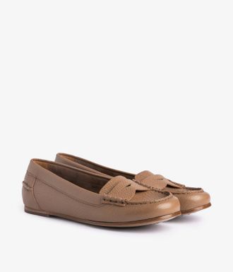 Pedro Garcia Retro 70s Loafer in beige leather | Spring Summer 2026