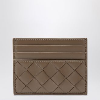 Bottega Veneta Beige Pinecone cardholder in Intrecciato leather