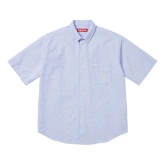 SUPREME SS26 Loose Fit Oxford S/S Shirt Light Blue SUP-SS26-158-BLU