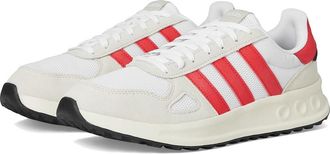 adidas Run 84 Mens Running Shoes White/Pure Ruby/Alumina : 8.5 D - Medium, Rubber