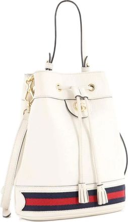 Gucci Ophidia Leather Small bucket bag - Toni neutri