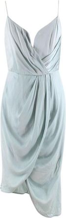 Zimmermann Blue Washed Silk Satin Cocktail Dress Size M