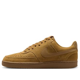Nike Court Vision Low Suede Premium Wheat Flax IQ9749-700