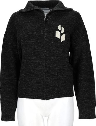 Isabel Marant Relaxed Fit Zip-Up Viscose-Blend Sweatshirt