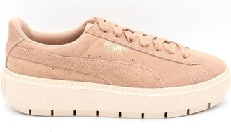 Puma Su&egrave;de Veterschoenen met Plateauzool - Heren - Sneakers - Beige - 38 EU - Su&egrave;de - Schoenen