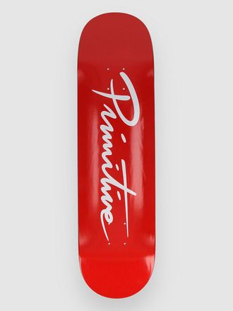 Primitive Nuevo Script 8.125 Skateboard Deck rood