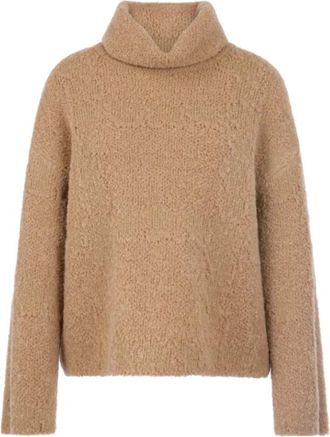 Marc Cain Coltrui Trui - Dames - Truien - Bruin - Maat: 2XL Wol