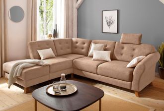 HOME AFFAIRE Ecksofa »Trondheim L-Form« mit Federkern