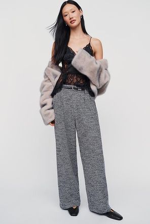 Maeve Plush Textured Joggers Pants