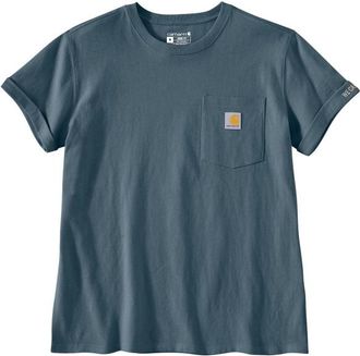 Carhartt Work in Progress Dearborn Loose Rosie T-Shirt f&uuml;r Damen | blau