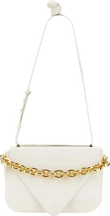 Bottega Veneta White Mount Small Crossbody Bag