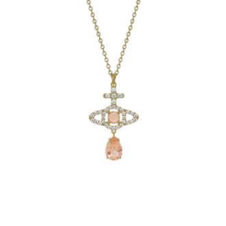 Vivienne Westwood Olympia Pendant Necklace - female - Vivienne Westwood - Necklaces - Yellow - ONE SIZE - Accessories