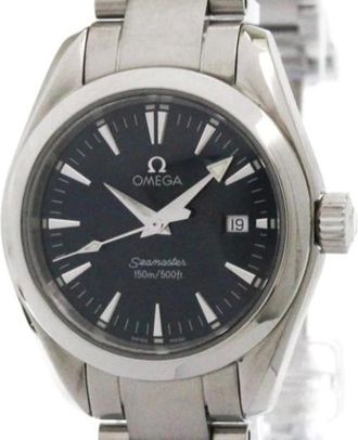 Omega Pre-owned Watches, female, Blue, Size: ONE SIZE Pre-owned Vintage Watch