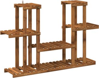 vidaXL Soporte De Plantas Natural 123 X 25 X 78,5 Cm Vidaxl