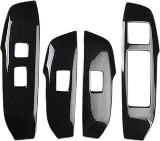 OEM Piezas Del Panel De Interruptores De Las Ventanillas Del Coche, Cubiertas De Ajuste, Pegatinas Decorativas Para El Bot&oacute;n De Elevaci&oacute;n De La Ventanilla