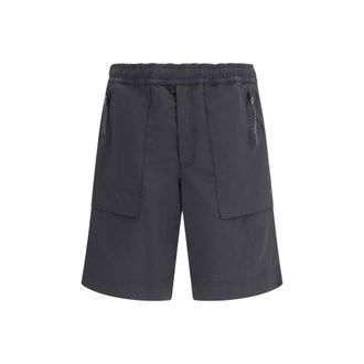Moncler Zwarte Polyester Bermuda Shorts
