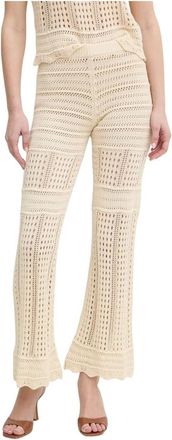 Twinset Donna, Pantaloni, Beige, S, new