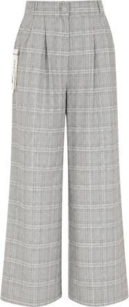 Mar De Margaritas Grace Wijde Broek - Dames - Wijde Broeken - Grijs - M - Polyester - Broeken
