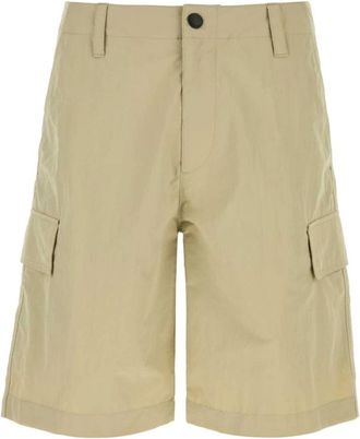 Burberry Nylon Bermuda Shorts - Heren - Korte Broeken - Beige - L - Nylon - Korte Broeken