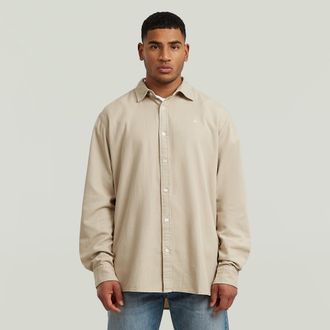 G-Star Clean Regular Shirt - Beige - Heren