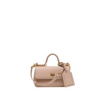 Dolce & Gabbana Handbags, female, Pink, Size: ONE SIZE My Sicily Handbag