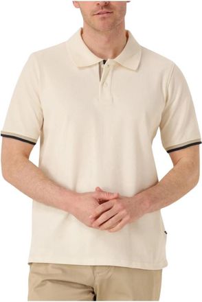 Matinique Heren Polo & T-shirts Mascout Polo Stripe - Heren - Polos - Beige - L - Tops