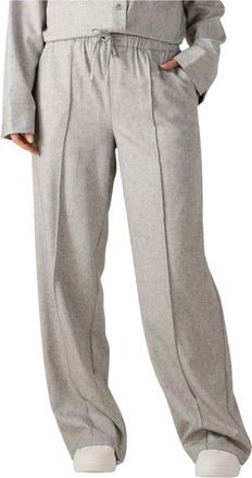 Modstr&ouml;m Broeken, Dames, Grijs, S, Elegante Grijze Kalemmd Broek