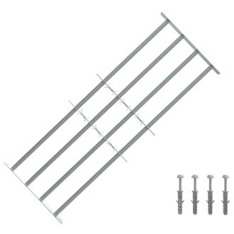 vidaXL Reja De Seguridad Para Ventanas Con 4 Barras Transversales Vidaxl