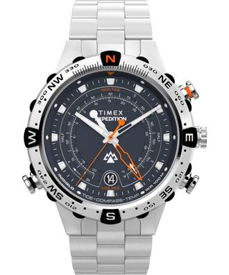 Timex Expedition North Tide/temp/compass Mens Silver Watch TW2Y12900 Stainless Steel - One Size