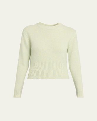 Guest In Residence Alina Crewneck Cashmere-Silk Sweater