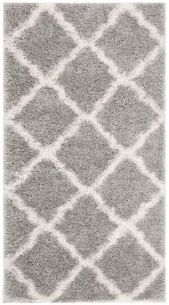 Safavieh Alfombra de polipropileno gris/beige, 122 x 183 cm