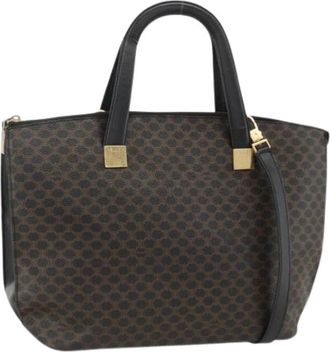 Celine Pre-owned Canvas Handtas - Dames - Vintage Handtas - Zwart - ONE Size - Vintage