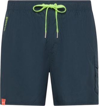 Sun 68 Zwembroek met Zak - Heren - Strandmode - Blauw - S - Polyester - Badmode