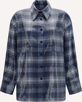 Pinko Camicia Orchidea con paillettes Woman S