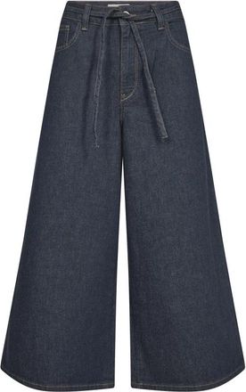 Mos Mosh Wide Jeans - Dames - Loose Fit Jeans - Blauw - W25 - Jeans