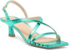 Stuart Weitzman Oasis 50 Kitten Heel Slingback Sandal in Capri at Nordstrom Rack, Size 7.5