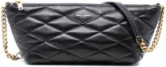 Saint Laurent Pre-owned Cross Body Bags, female, Black, Size: ONE SIZE Pre-owned Quilted Shoulder Bag
