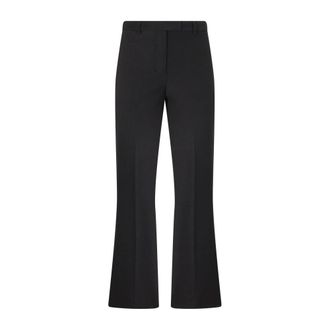 Max Mara Umanita Tailored Broeken - Dames - Broeken - Zwart - Maat: S Katoen