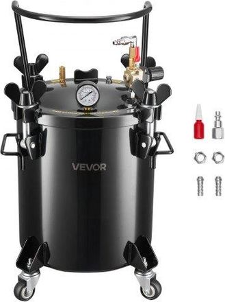 OEM Tanque De Presi&oacute;n, Capacidad De 20 Litros, Con 2 Conectores Ue/au Para Proyectos De Bricolaje Y Creaci&oacute;n De Arte, Contenedor De Tinta De Gran Di&aacute;metro