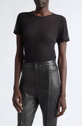 Tom Ford Crepe Jersey T-Shirt in Black at Nordstrom, Size 34