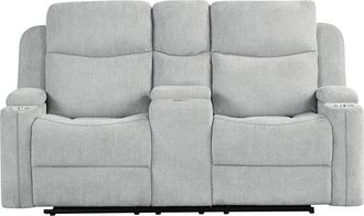 ACME Galya Motion Loveseat With Console