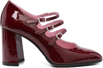 Carel Maroon Leather Pumps