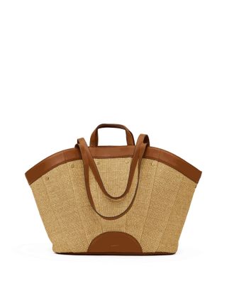 Hammitt Hammitt Shelley Tote Cocoa Raffia Gold