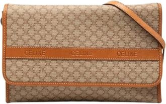 Celine Pre-owned Cross Body Bags, female, Beige, Size: ONE SIZE Pre-owned Vintage Crossbody Bag